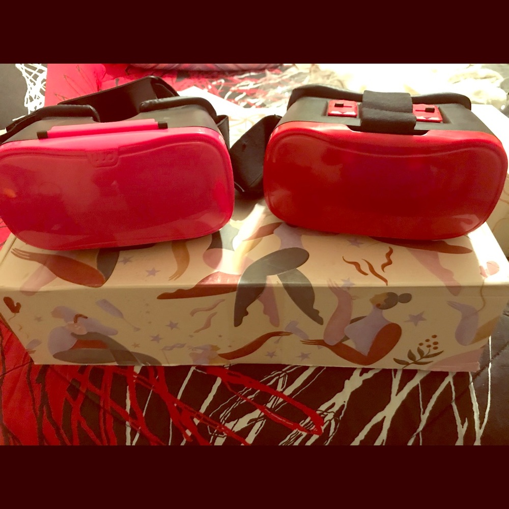 Set of two VR headsets